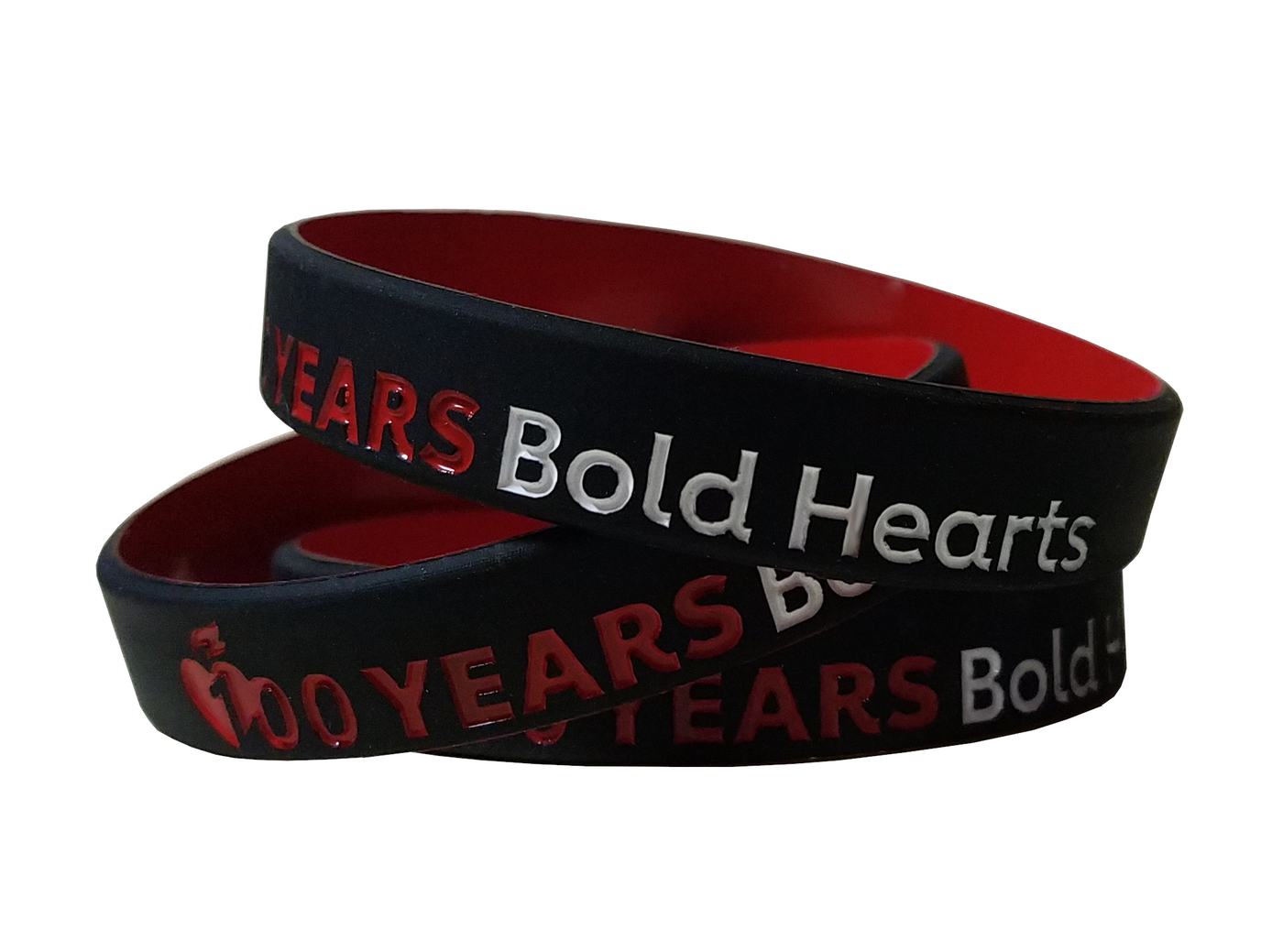 Bold Hearts Wristband - Pack of 5