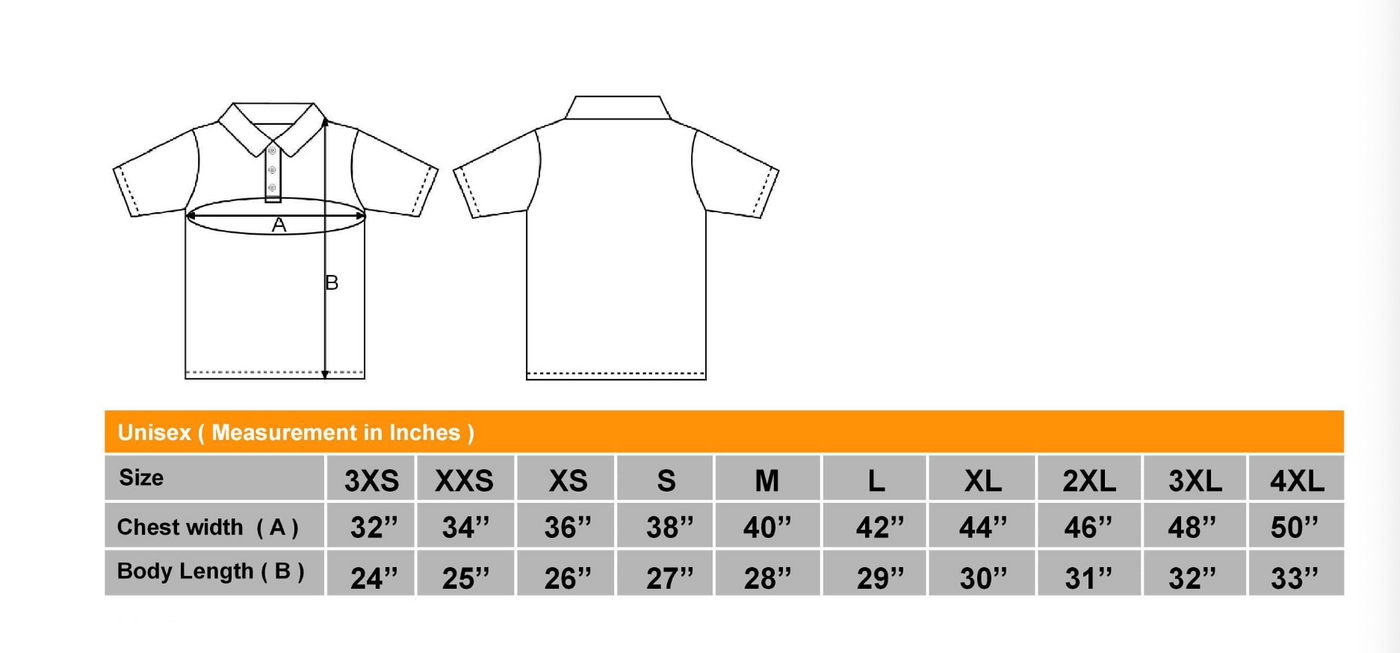 Size chart.