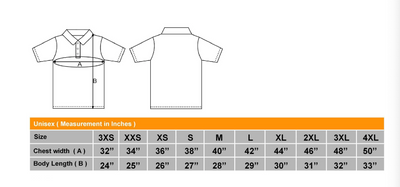 Size chart.